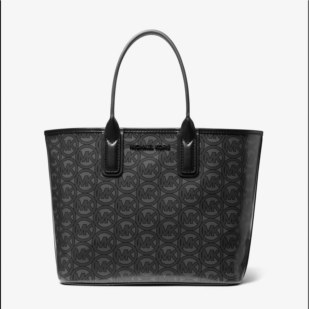 Jodie Small Logo Jacquard Tote Bag